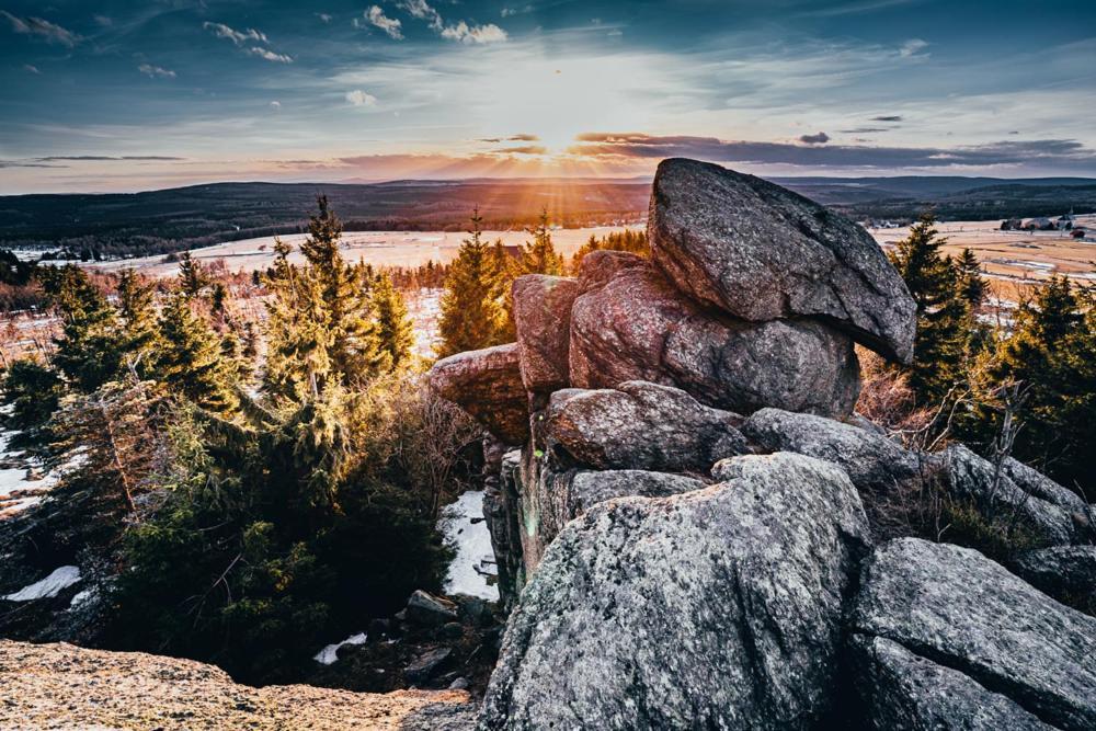 Krusnohorske Strane Lägenhet Loučná pod Klínovcem Exteriör bild
